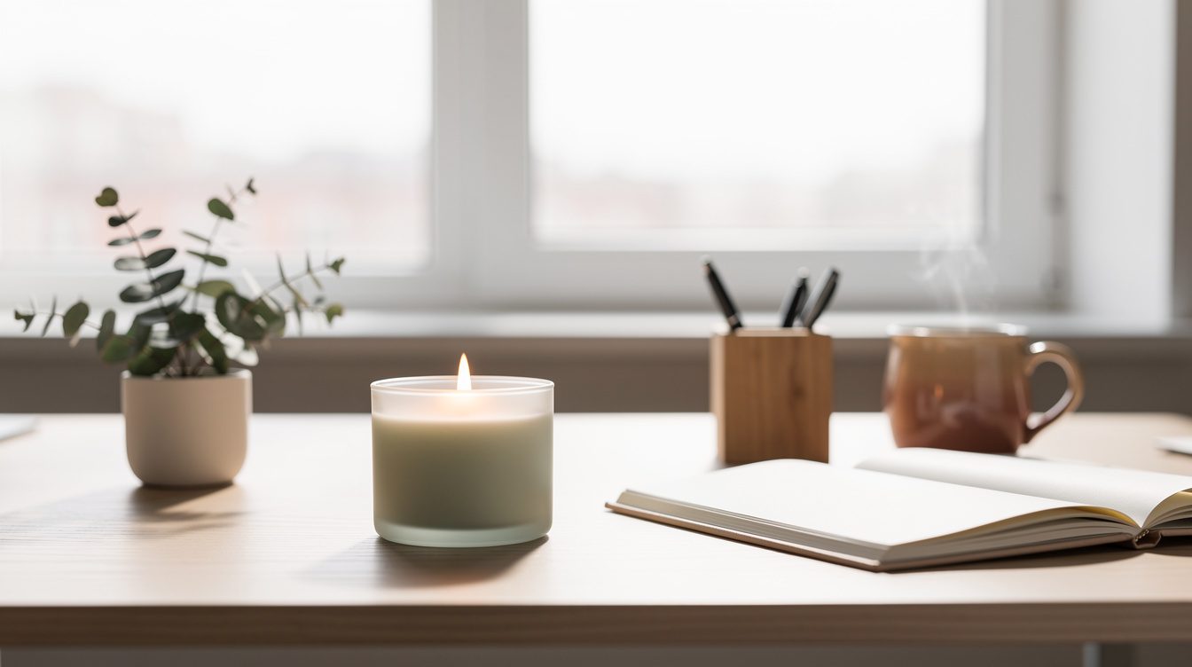 Candles for a Home Office: How Eucalyptus & Mint Boost Focus